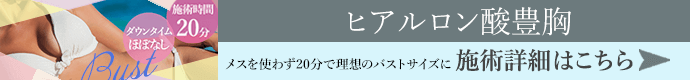 ヒアルロン酸豊胸 施術詳細はこちら